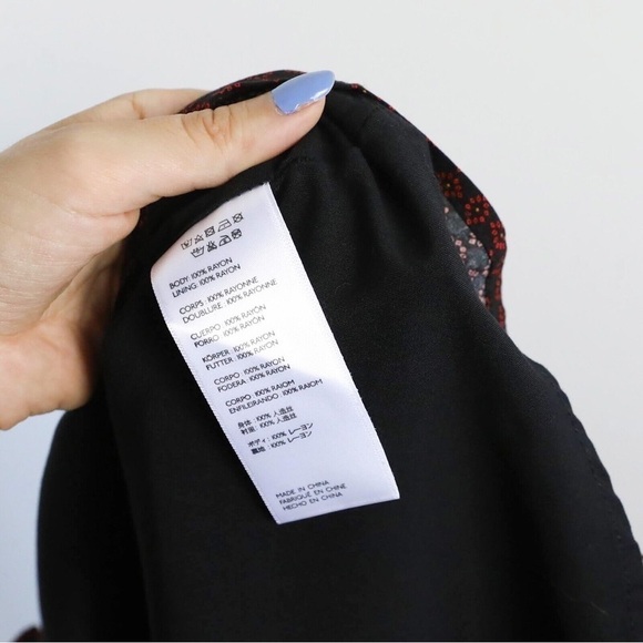 Urban Outfitters mini skirt frill abstract geometric print lined cottagecore XS - Picture 7 of 8